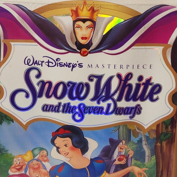 Disney Snow White & the Seven Dwarfs Masterpiece Collection VHS - Picture 2 of 13